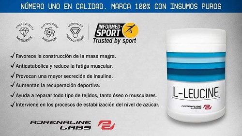 Leucina 250 Gr Adrenaline En Activationperu