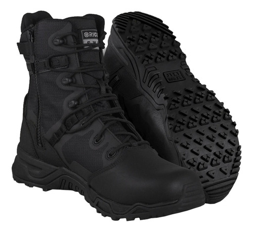 Bota Original Swat Alpha Fury 8 Punta Pulible Con Cierre