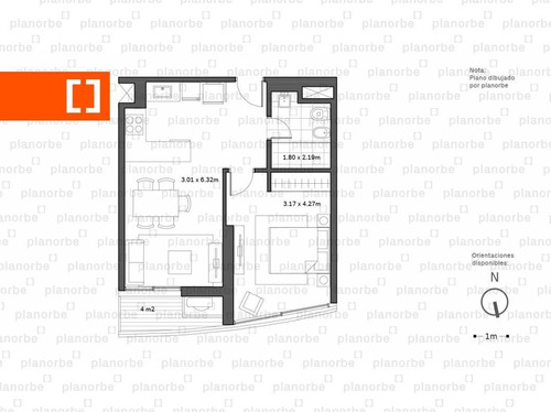 Venta De Apartamento Obra Construcción 1 Dormitorio En Pocitos, Joy Unidad 504