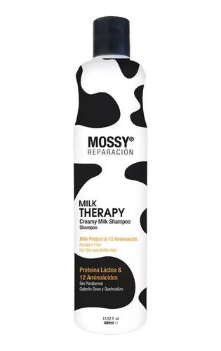 Mossy Milk Therapy, Shampoo Hidratante 400ml