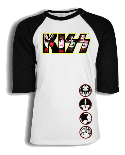 Playera  Kiss  Rock Band Para Toda La Familia