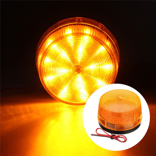 Z Luz De Baliza Estroboscópica Led Ámbar De 12 V, Luces