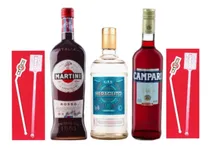 Comprar Campari Bitter 750cc (combo Aperitivos + Agitadores ® )