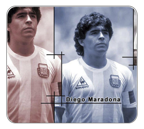 Mouse Pad Personalizado Futbol Diego Maradona Argentina 443