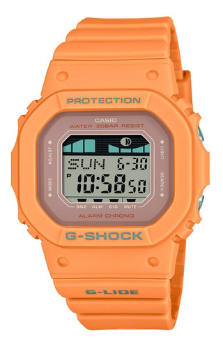 Relógio G-shock Glx-s5600-4dr Laranja