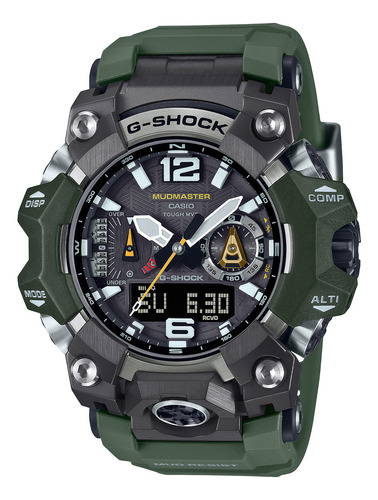 Reloj G-shock Gwg-b1000-3a Resina Hombre Verde