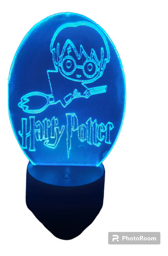 Lámpara Led 3d Harry Potter Colección, Regalo, Decoración