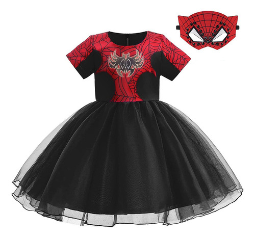 Vestidos Hombre Araña Superhéroe Princesa Vestido Cosplay Traje