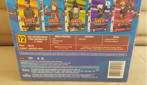 Naruto Shippuden 2ª Temporada Box 1 - 5 Dvds Lacrado