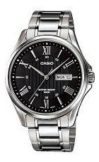 Reloj Casio Modelo Mtp-1384 Caratula Negra