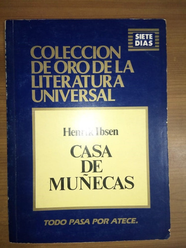 Libro Casa De Muñecas Henrik Ibsen