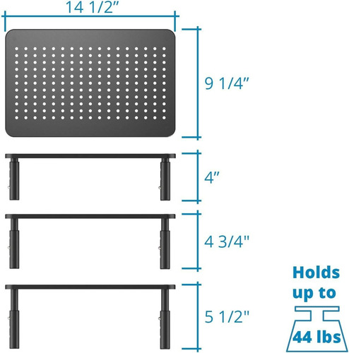 Soporte Para Monitor De Computadora Para Computadora Negro