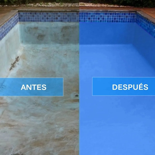 Imagen 8 de 10 de Pintura Para Alberca 10 Kgs Para 50 M2