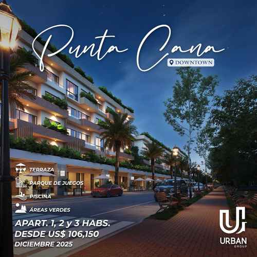 Apartamentos 1,2,3 Habitaciones En Punta Cana