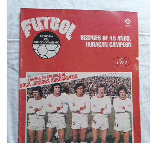 Lamina Boca Juniors Sub Campeón 1973 Historia Del Futbol (Usado)