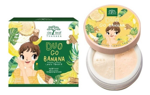 Ootness Polvo Translucido Duo Thanaka Banana 15 g Tono Naranja Claro