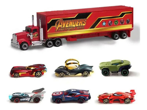 7 Piezas Cars De Fricción Rayo Mcqueen Juguete Niños