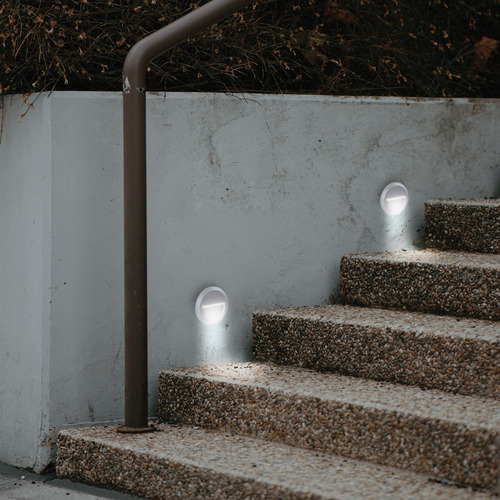 Imagen 3 de 6 de Lámpara Exterior Led Sobreponer Gris, 1w, Luz Neutra