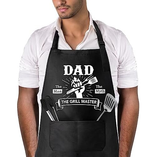 Delantal Cómico De Barbacoa Papá Hombres - Regalos Dã...