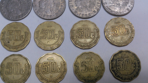 Set 45 Monedas 50 Centavos Desde 1964 A 2023 (Usado)