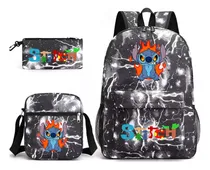 Comprar Mochila Casual De Poliéster Lilo & Stitch Para Niños De Lilo & Stitch Para Adolescentes, Mochila Para Viajes Para Estudiantes