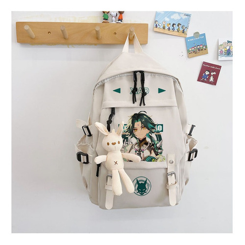 Mochila Escolar Genshin Impact Aether Lumine