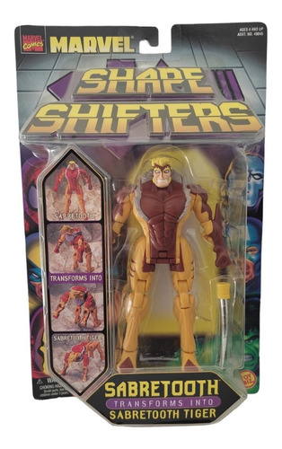 Sabretooth X-men Shape Shifters Toy Biz Vintage