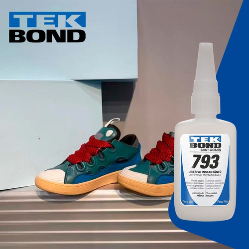 2x Cola Tekbond 793 Adere Ampla Variedade De Metais Plástico