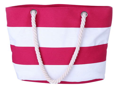 Bolso De Playa A Rayas De Verano T Tropical Para Mujer