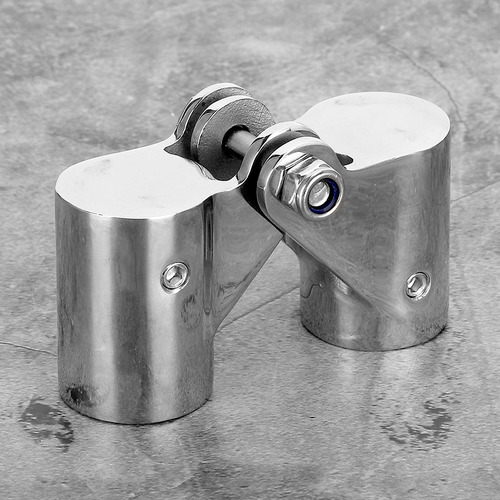 Conector De Tubo, 2 Piezas, Plegable, Giratorio, De Acero In