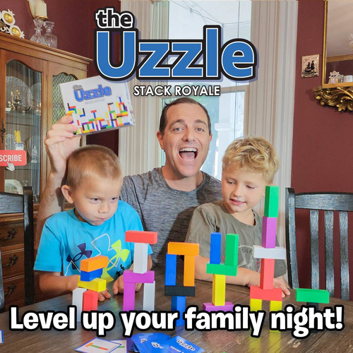 Juego De Mesa The Uzzle Stack Royale, Juego De Mesa Familiar
