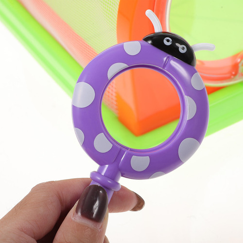 1 Juego De Jaula Para Juguetes Bungalow Catching Kit Con Asa