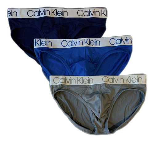 Calvin Klein Chromatic Hip Briefs Slip 3 Pack Original