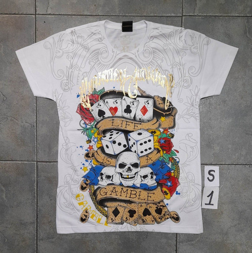Ed Hardy By Christian Audigier, Remeras De Hombre S, M, L.