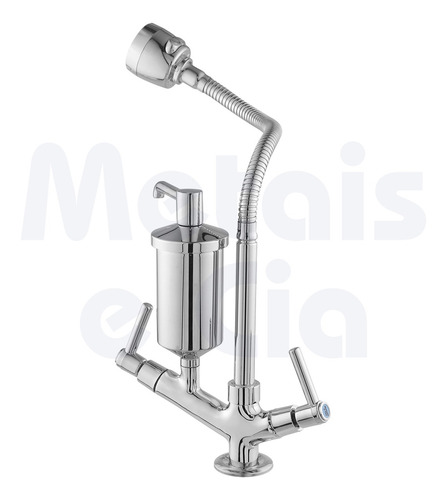 Imagem 3 de 11 de Torneira Metal Inox Filtro Gourmet Pia Mesa Cozinha Bancada