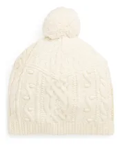 Comprar Polo Ralph Lauren Gorro Con Pompón De Mezcla De Lana Tejida 