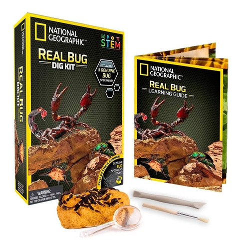 Juego De Excavación Kit Escorpión Y Herramienta Nat Geo