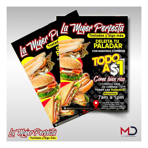 2000 Flyers * Volantes Publicitarios