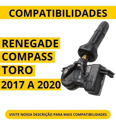 Sensor Pneu Tpms Compass 2017 A 2020