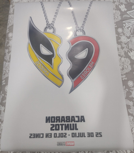 Póster Original, Deadpool 3, Impreso Por Ambos Lados