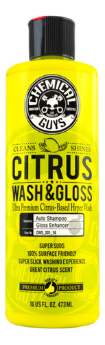 Shampoo Para Auto Chemical Guys Citrus Wash Y Gloss 473 Ml