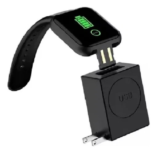 Reloj Inteligente Y68; Monitor De Actividad Física Hi Blanco Negro