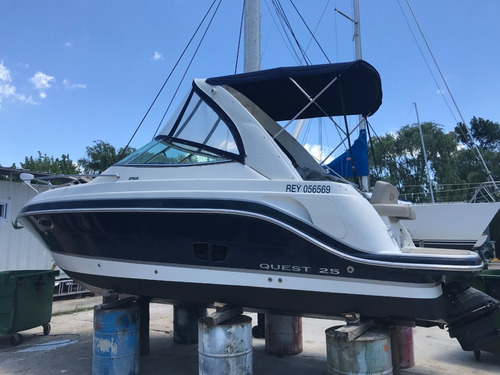 Crucero Quest 25 Con Volvo 270 Hp Dp Año 2011 Azul