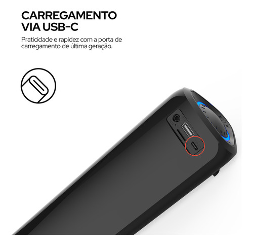 Home Theater Soundbar Bluetooth Wb Com 20w De Potencia Tws Cor Preto Frequência W20 127/220V