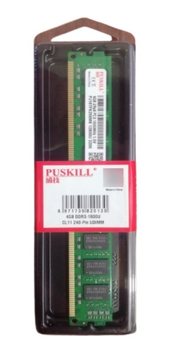 Memoria Ram Ddr3 4gb 1600mhz Pc-12800u Puskill Escritorio Pc