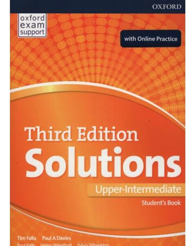 Solutions Upper Intermediate Student Book 3th Edition Oxford