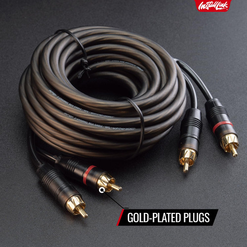 Cable De Audio Rca Install Link Ilrca220 2 Canales 6 Metros