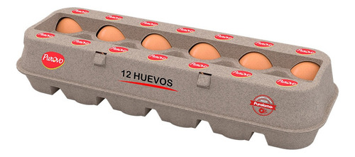 Caja 30 Estuche Docena Huevos Purovo Tipo A 9571 Ml.