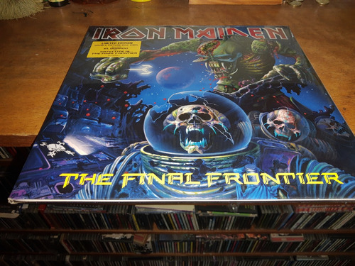 Iron Maiden The Final Frontier Lp Orig Eu 2010 Pic Disc Seal