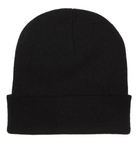 Gorro Térmico Para Invierno Tejido  1 Pieza Color Negro